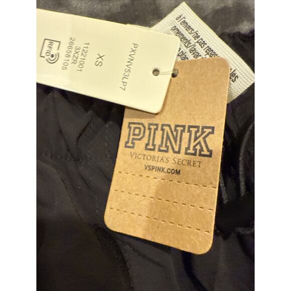 Victoria's Secret PINK 11221001 Parachute Cargo Pants Sz XS - Black NWT - Picture 4 of 9